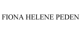 FIONA HELENE PEDEN trademark