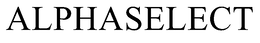 ALPHASELECT trademark