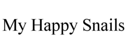MY HAPPY SNAILS trademark