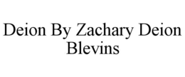 DEION BY ZACHARY DEION BLEVINS trademark