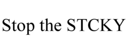 STOP THE STCKY trademark