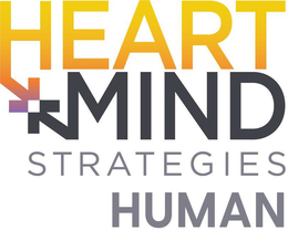 HEART + MIND STRATEGIES HUMAN trademark