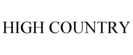 HIGH COUNTRY trademark