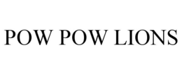 POW POW LIONS trademark