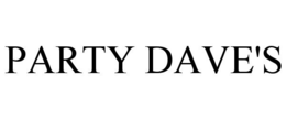 PARTY DAVE'S trademark