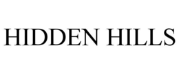 HIDDEN HILLS trademark