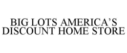 BIG LOTS AMERICA'S DISCOUNT HOME STORE trademark