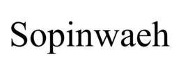 SOPINWAEH trademark