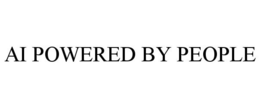 AI POWERED BY PEOPLE trademark