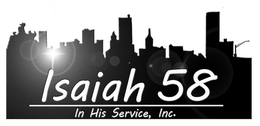 ISAIAH 58 IN HIS SERVICE, INC. trademark
