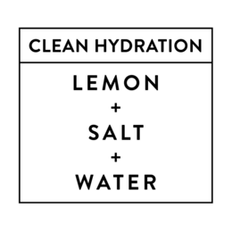 CLEAN HYDRATION LEMON + SALT + WATER trademark