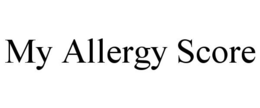 MY ALLERGY SCORE trademark