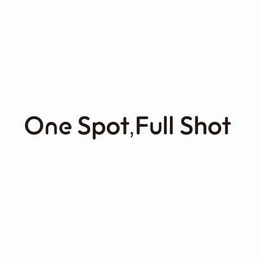 ONE SPOT,FULL SHOT trademark