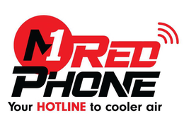 M1 RED PHONE YOUR HOTLINE TO COOLER AIR trademark