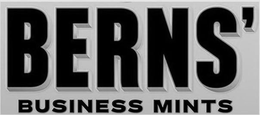 BERNS' BUSINESS MINTS trademark