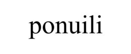 PONUILI trademark