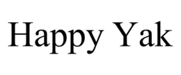 HAPPY YAK trademark