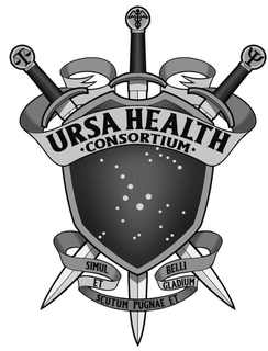URSA HEALTH CONSORTIUM SIMUL ET SCUTUM PUGNAE ET GLADIUM BELLI trademark