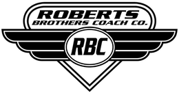 ROBERTS BROTHERS COACH CO. RBC trademark