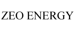 ZEO ENERGY trademark