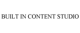 BUILT IN CONTENT STUDIO trademark
