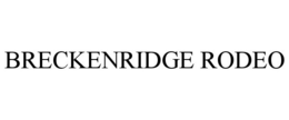 BRECKENRIDGE RODEO trademark
