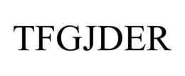 TFGJDER trademark