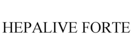 HEPALIVE FORTE trademark