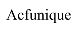 ACFUNIQUE trademark