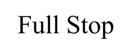 FULL STOP trademark