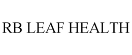 RB LEAF HEALTH trademark