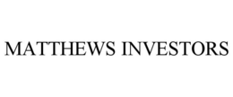 MATTHEWS INVESTORS trademark