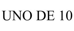 UNO DE 10 trademark