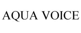 AQUA VOICE trademark