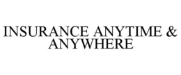 INSURANCE ANYTIME & ANYWHERE trademark