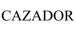 CAZADOR trademark