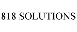 818 SOLUTIONS trademark