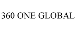 360 ONE GLOBAL trademark