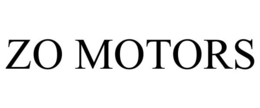 ZO MOTORS trademark
