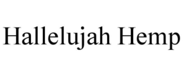 HALLELUJAH HEMP trademark