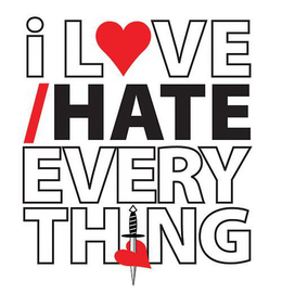 I LOVE /HATE EVERYTHING trademark