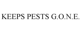 KEEPS PESTS G.O.N.E. trademark