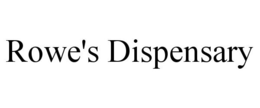 ROWE'S DISPENSARY trademark