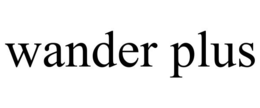 WANDER PLUS trademark