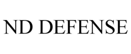 ND DEFENSE trademark