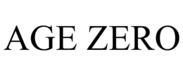 AGE ZERO trademark