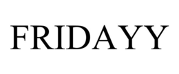FRIDAYY trademark