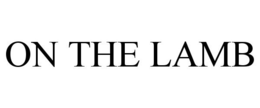 ON THE LAMB trademark
