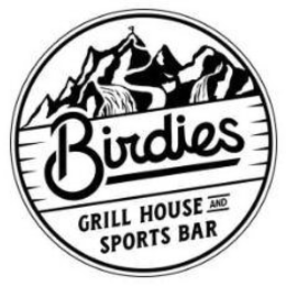 BIRDIES GRILL HOUSE AND SPORTS BAR trademark