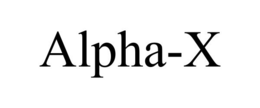 ALPHA-X trademark